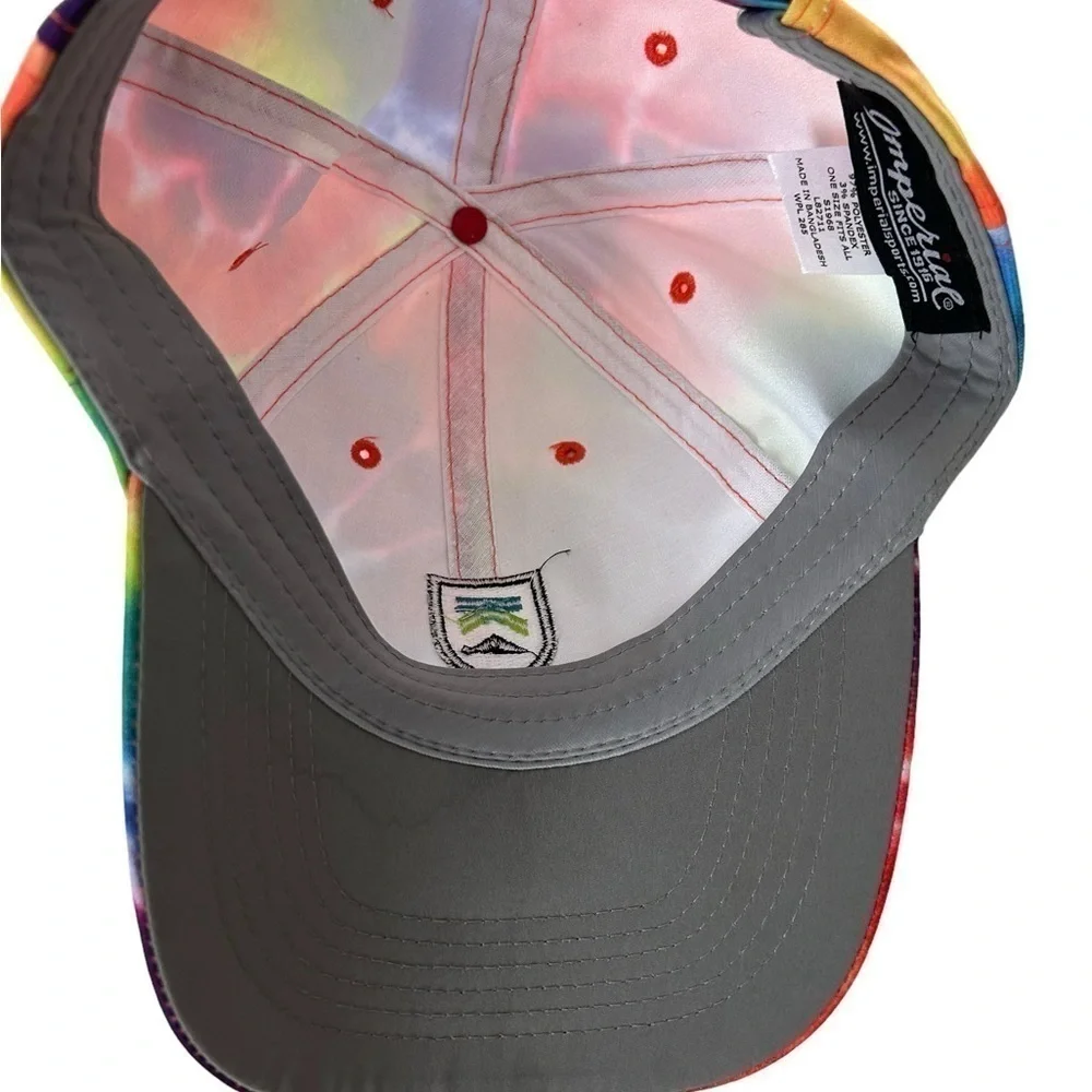 KILLINGTON BEAST OF THE EAST TIE-DYE NEON LOGO ADJUSTABLE BASEBALL HAT CAP